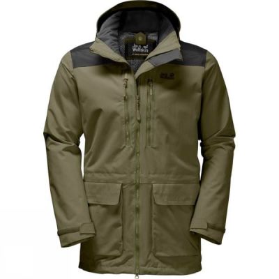 Chaquetas Jack Wolfskin The Pan-American Trek Hombre Verde Oliva - Chile DLR076184